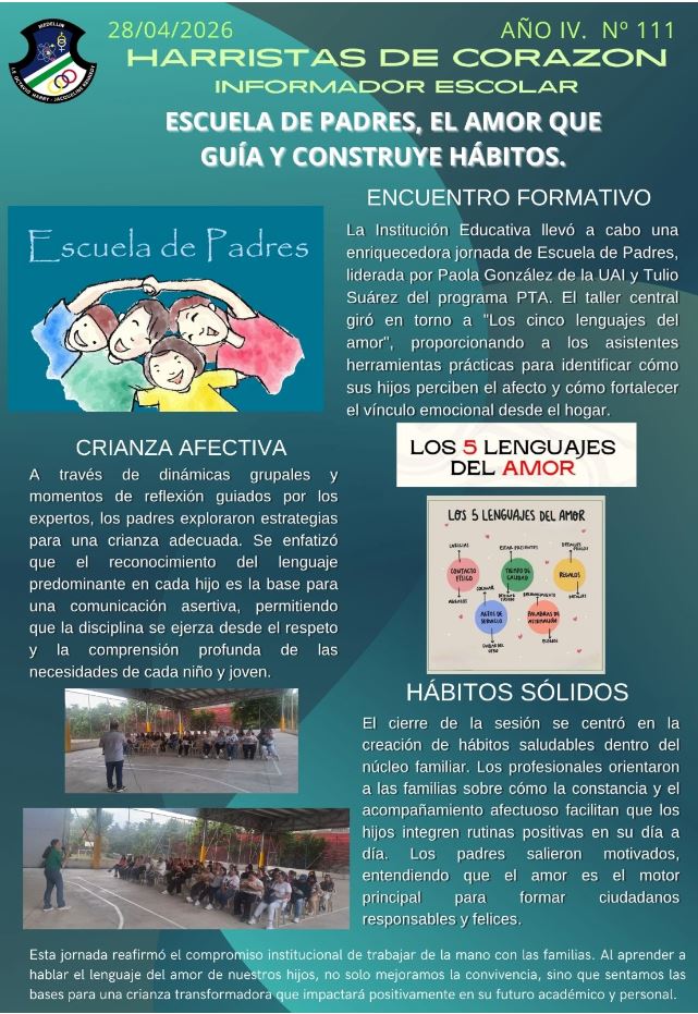 Escuela de padres, encuentro formativo,crianza efectiva,habitos solidos,
